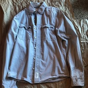 A&F men's casual stripped shirt